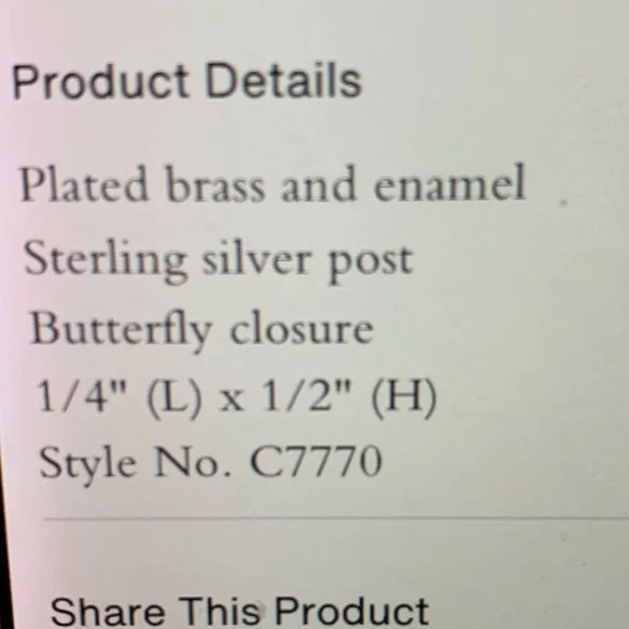 NEW Coach Huggie Earrings Pink / Silver With Butterfly Closure - Picture 13 of 15